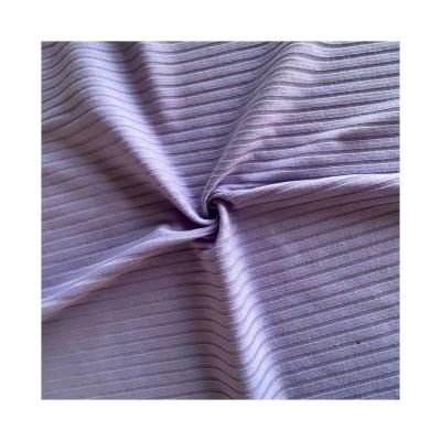 China Popular Brushed Sueded Rib Fabric 95%polyester 5%spandex Dyed Rib Stretch Fabric For Garment for sale