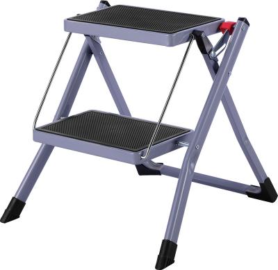 China Folding ladders china wholesale two steps metal step ladder steel stool ladder for sale