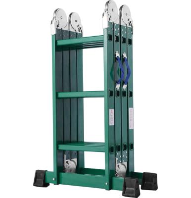 China Folding Ladders 4x3 Combination Aluminum Material Extension Universal Ladder for sale