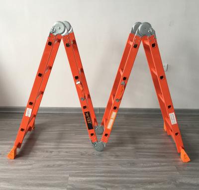 China Folding ladders china folding ladder mobile aluminum universal ladder for sale