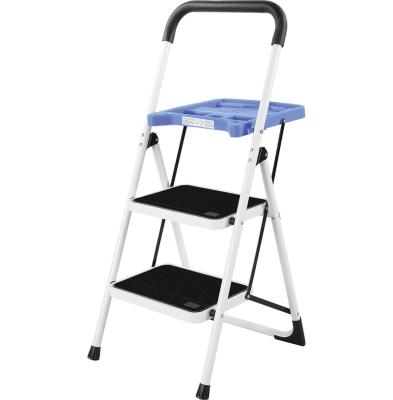 China Folding ladders factory direct hot sale including workplate steel step foldable ladder for sale