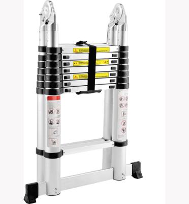 China High Level Folding Ladders Retractable Aluminum Folding Step Ladder Telescopic Ladder for sale