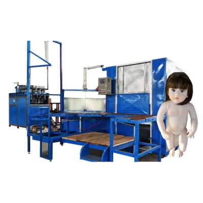 China Rotomolding product factory mold PVC prices plastic molding machine making mold babies dolls silicone molding machine for barbie for sale