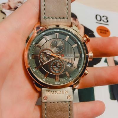 China Non-specific 2019 Japan curren 8291 gold movt OEM latest design sports metal case watch high quality quartz watches for sale