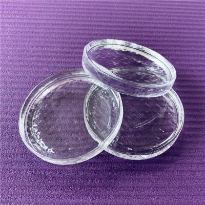 China Large Handcrafted Viable Fermentation Glass Weights for Wide Mouth Mason Jar, Diameter 3.9 Inches for sale