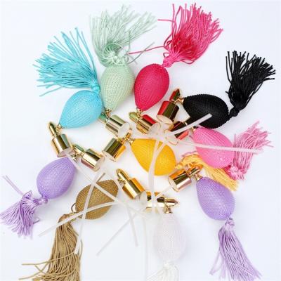 China Vintage Style Refillable Perfume Bottle Spray Tassels Atomizer Pump Long - 15mm for sale