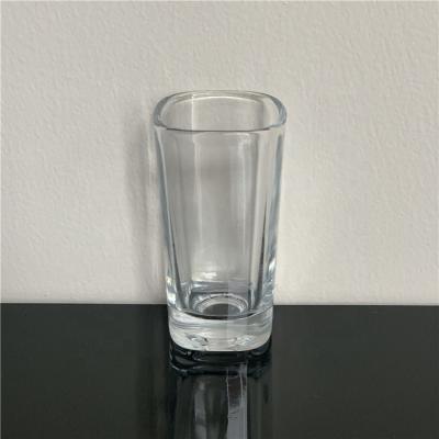 China Large Viable Square Shot Glass 1.25oz 35ml for sale