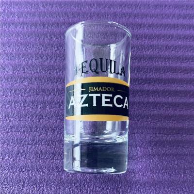 China Viable Heavy Low Tequila Vodka Whiskey Shooter Shot Glass, 1.2oz 35ml for sale