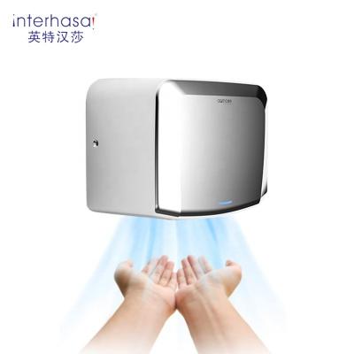 China Hotel Interhasa / Wall Mounted Hot High Speed ​​Heavy Duty Automatic Wind Hand Fan Stainless Steel Hand Dryer Commercial For Toilet for sale