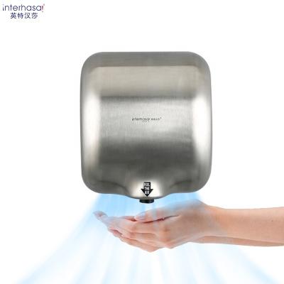 China Interhasa Eco-Friendly/Manufacturer Durable Heavy Duty 1800W Professional High Speed ​​Stainless Steel Hand Dryer For Commercial Bathroom for sale