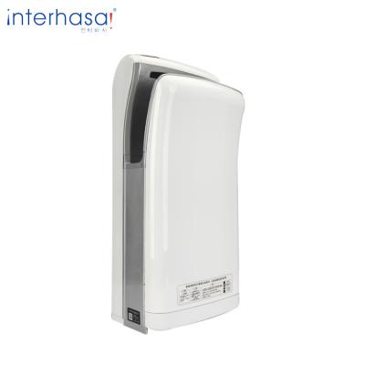 China Hotel Automatic Air Injection High Speed ​​Stylish Double Hand Dryer For Bathroom Hotel for sale