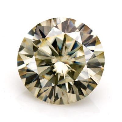 China Fire Rings 6.5mm Series Yellow Color Set Or Cut Moissanite Jewelry DIY Making Diamond Wholesale Supplier China Loose Gemstone VVS1 Customized for sale