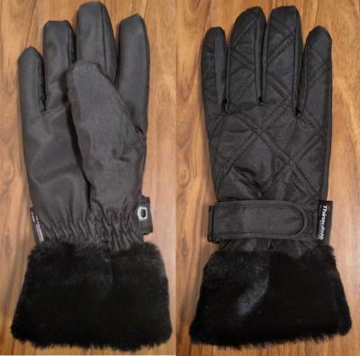 China fake fur winter gloves for sale