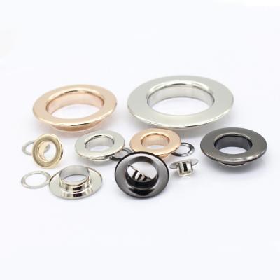 China Wholesale Custom 0.5-4.9cm Metal Round Rings Flat Garment Eyelet For Shoes for sale