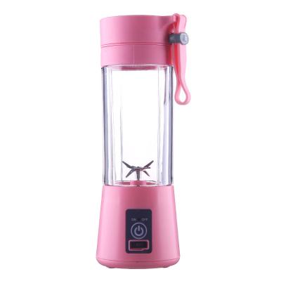 China A1067 380ml USB Smoothie Maker Blenders Machine Bottle 4/6 Blades Fruit Juicer Popular Portable Electric Home Rechargeable Juicing Cup for sale