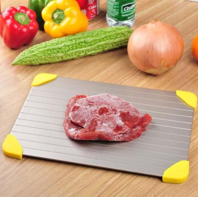 China Viable Quickly Defrost Dish Meat Product Thawing Dish Home Kitchen Silicone Thawing Dish for sale