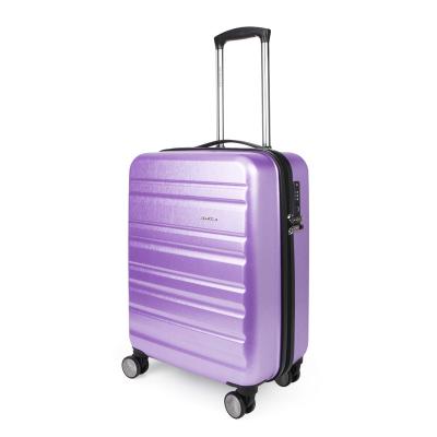 China Modern Simple High Quality ABS+PC Cabin Carry On Trolley Suitcase Moving Sets for sale