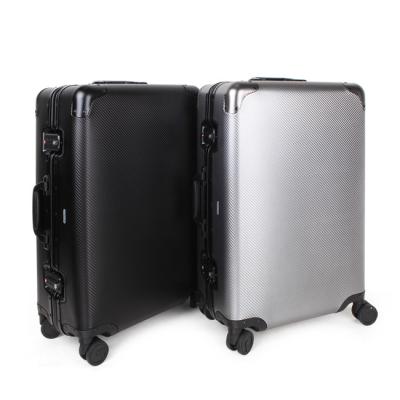 China Travel Convenient Aluminum Aluminum Luggage Trolley SN121 Hard Case for sale