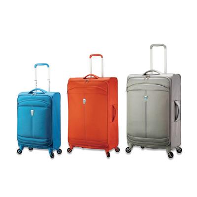 China Durable Zipper Aluminum Luggage Case , Prominent Travel Luggage Suitcase withThick Utilize Wheel for sale