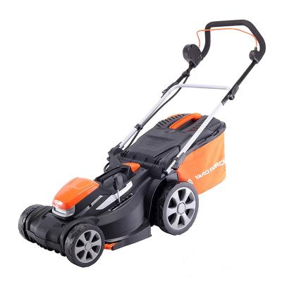 China Yard Force 40V (2x20V) 34cm Cutting Width Cordless Lawn Mower with Lithium Ion Battery and Quick Charger, 35L Grass Bag - LM C34A for sale