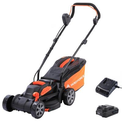 China Yard Force 20V 33cm Cordless Lawn Mower with 4.0Ah Lithium Ion Battery and Fast Charger - LM C33 for sale