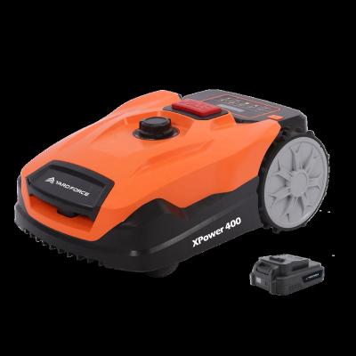 China Yard Force XPower400 Cordless Robotic Lawn Mower with Bluetooth and App Control, Rain Sensor, Detachable 20V Battery for Lawn up to 400m2 for sale