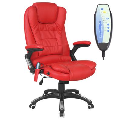 China (Height) Computer Chair Adjustable Massage Office Chair High Back Ergonomic Chair Swivel Executive Leather for sale