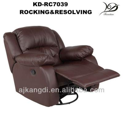 China European Style Functional Leather Recliner Sofa /KD-RC7039 for sale