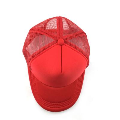 China JOINT Wholesale Blank Nylon 5 Panel Mesh Hat Custom Logo for sale