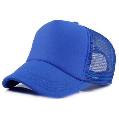 China Wholesale Blank Custom Cotton Trucker Hat Blue Hat Cap COMMON for sale