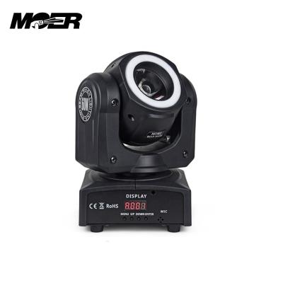 China MOER 60w 4in1 RGBW sports stadiums led beam moving head light with extra led ring for sale