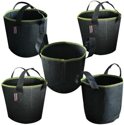 China Environmental Factory Eco-Friendly Customize Direct Selling Bag Felt Fabric Felt Potato Grow Bag for sale