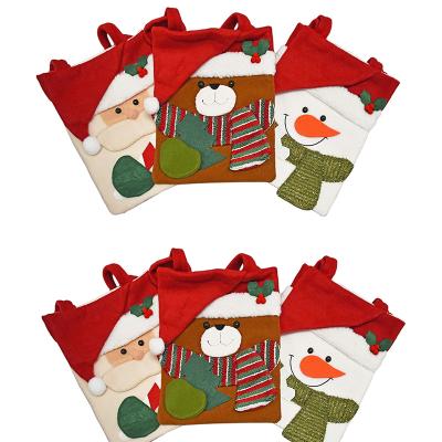 China Cute Funny Chirstmas Decor Kids Christmas Gift Christmas Tree Goodie Hanging Goodie Bags for sale