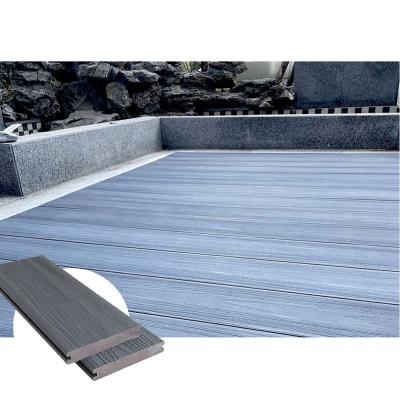 China Estética de madeira real Decking composto tampado fácil instalar à venda