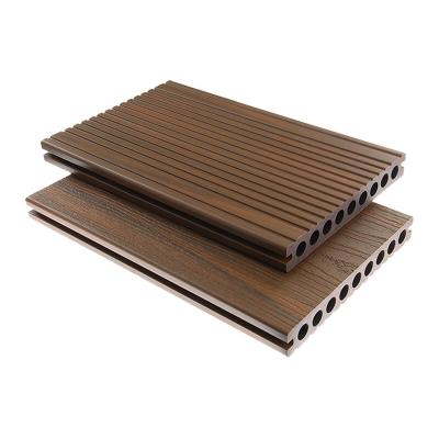 China O Decking composto exterior da noz de madeira da fibra embarca 225x30mm não tóxicos à venda