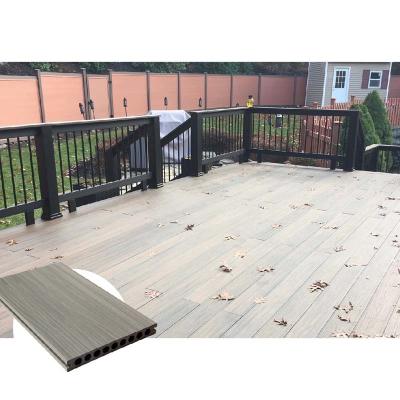 China O Decking composto exterior da antissepsia do terraço embarca a grão da madeira 3D de 2.2m à venda