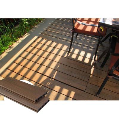 China 140x23mm Antifäule zusammengesetzter Decking im Freien verschalt das dunkle hochfeste Teakholz zu verkaufen