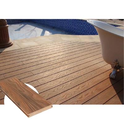 China De samenstelling zonder Plastiek voelt Stevig Samengesteld Decking-Product Te koop