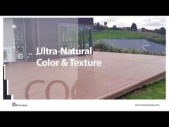 UV Resistant Grey Solid Composite Decking Trim Boards Eco Wood Lumber