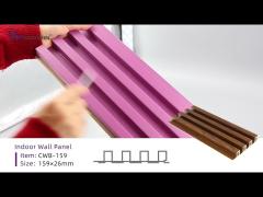 Environmentally Friendly Interior WPC Wall Panel Fireproof For Building