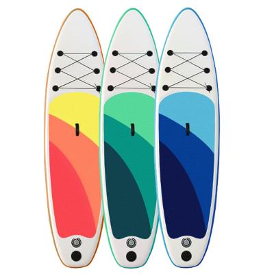 China Eco-friendly new design inflatable paddle stand up paddle board double layer drop stitch air board sip surfing paddle board for sale