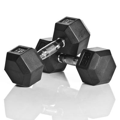 China Durable Customized 32.5 Vinyl Coated Hex Training Dumbbells Body Dumbbell for sale