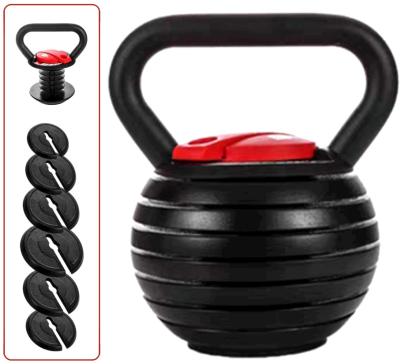 China OEM Universal Factory 12 - 32kg Neoprene Kettlebell Adjustable 9lbs To 44lbs for sale