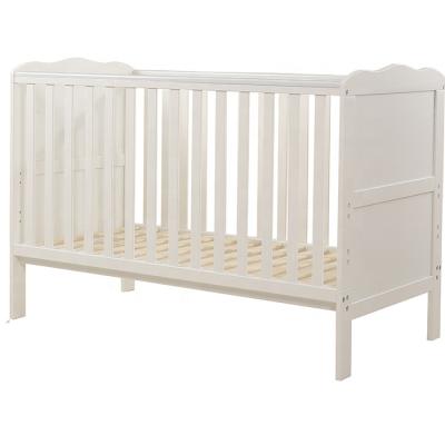 China Multi-Function Wooden Bed Soft Baby Cribs with 3 Size Adjustable Layer Wooden Baby Crib (White) for sale