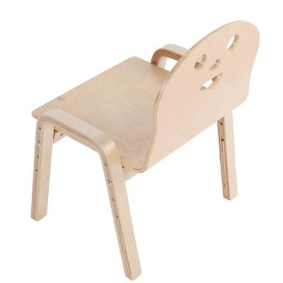 China Four Gear Adjustable Fancy Kids Armrest Wooden Chair for sale