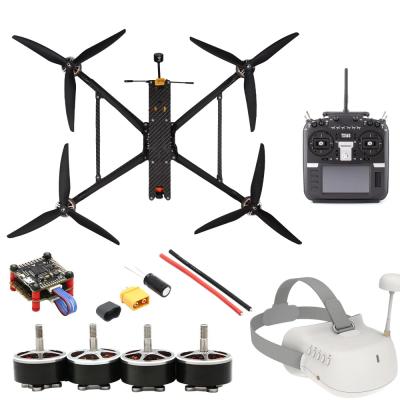 China 10 Inch FPV Racing Drone Parts with Brushless Motor Accessories and TX16s Remote Control FPV Drones for sale