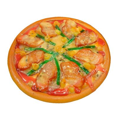 China High Quality Africa Pizza 3D Model Crafts Fridge Magnet Fake Food Pizza for sale