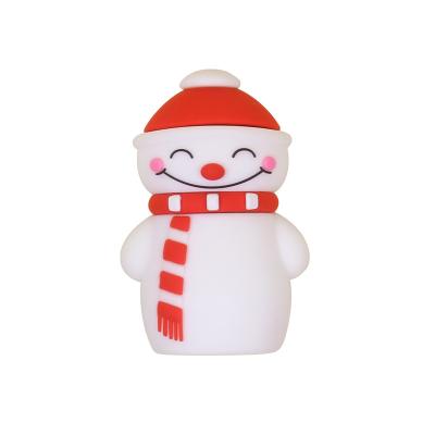 China Artificial Christmas Power Pass Figure Mobile Power Bank Gift Bangs Snowman Mini Candle Power Bank for sale