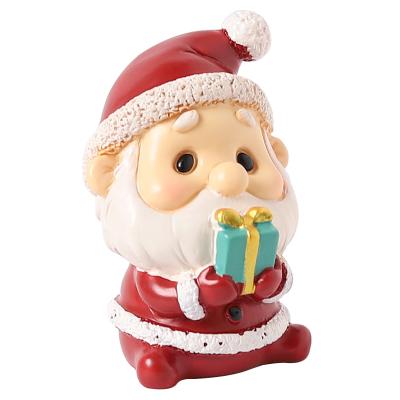 China Creative Christmas Artificial Cute Animal Resin Cartoon Decoration Trinket for sale