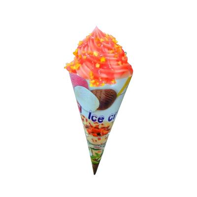 China India 3D Fake Ice Cream Model Wholesale Manufacturers Fake Food Cake for sale